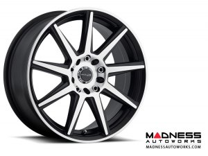 Jeep Custom Wheels (1) - Raceline - 144M - 18"x7.5" - Storm Black w/ Machined Finish Jeep Custom Wheels (1) - Raceline - 144M - 18"x7.5" - Storm Black w/ Machined Finish